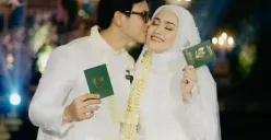 TikToker Rabbani Bray Adam atau akrab disapa Mas Bre, resmi melepas masa lajangya dan menikah dengan rendha Waya Mukti alias Yaya. (Sumber: Instagram stories/@rabbanibray)