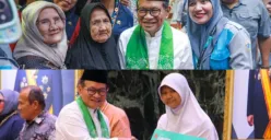 Potret penyerahan kartu ATM untuk penerima bansos baru KAJ, KLJ dan KPDJ. (Sumber: Dinsos DKI Jakarta)