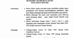 Unduh Contoh SK Komite Sekolah SD 2025: Format Word Lengkap Lampiran Siap Pakai (Sumber: www.sdnegeri1balerbaleagung.sch.id)