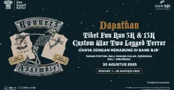 Custom War Two Legged Terror yang akan digelar pada 30 Agustus 2025 di Taman Festival Bali. (Sumber: Dok. bank bjb)