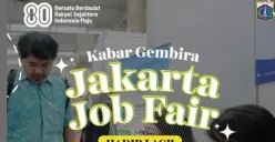 Jakarta Job Fair hadir tanggal 19-20 Agustus 2025 (Sumber: Instagram @dkijakarta)
