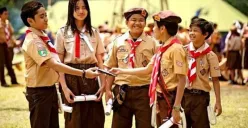 Lirik lagu Hymne Pramuka yang diciptakan Husein Mutahar. (Sumber: Kwarcab Bantul)