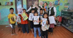 Kegiatan Employee Volunteering pada program CONNECT-IN: Langkah Konservasi Telkom untuk Indonesia Lestari yang dilaksanakan pada 9-10 Agustus 2025 di Pulau Pari, Kepulauan Seribu (Sumber: Dok. Telkom)
