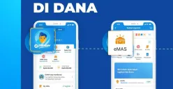 Cara investasi emas digital di DANA. (Sumber: Instagram/@dana.id)
