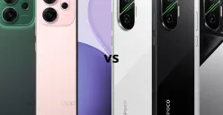 Oppo Reno 14F vs Poco F7 5G (Sumber: Canva Edit)