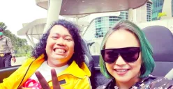 Potret kebersamaan Marshel Widianto dengan Mpok Alpa atau Nina Carolina. (Sumber: Instagram/@marshel_widianto.)