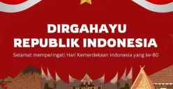Ilustrasi - Banner 17 Agustus 2025 untuk rayakan HUT ke-80 RI. (Sumber: Canva/Ermedia Studio)