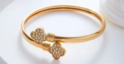 10 Model Gelang Emas 5 Gram Terbaru 2025: Desain Elegan untuk Harian dan Investasi (Sumber: Pinterest)