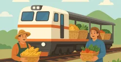 PT KAI akan meluncurkan kereta khusus untuk petani dan pedagang (Sumber: ChatGPT)
