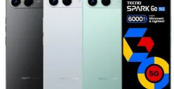 Ilustrasi - Spesifikasi Tecno Spark Go 5G. (Sumber: Tecno)