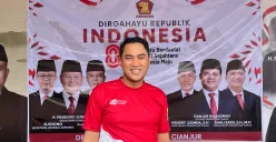 Anggota DPRD Jawa Barat Abdul Karim merayakan HUT RI ke-80 di Cianjur, Jawa Barat. (Sumber: Dok. Pribadi)