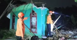 Sebuah bangunan di Kabupaten Bekasi, Jawa Barat rusak parah akibat gempabumi dengan kekuatan magnitudo 4,7, pada Rabu, 20 Agustus 2025. (Sumber: BPBD Jawa Barat)