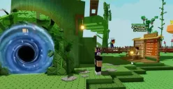 Ilustrasi gameplay Roblox di event Beanstalk. (Sumber: YouTube/RFG)