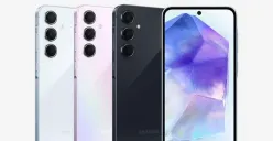 Samsung Galaxy A55 5G hadir dengan desain tipis dan layar AMOLED 120Hz, cocok untuk anak muda dan profesional. (Sumber: Pinterest)