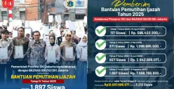 Pemprov DKI bebaskan 1.897 ijazah tertahan dengan anggaran Rp7,6 miliar. Program Pramono Anung ini bertujuan membuka akses pendidikan dan pekerjaan warga Jakarta. (Sumber: Instagram/@disdikdki)