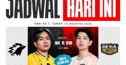 Duel perdana Mobile Legends Professional League Indonesia (MPL ID) Season 16 akan mempertemukan Onic Esports melawan Dewa United Esports. (Sumber: Instagram/@mpl.id.official)