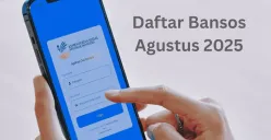 Informasi pencairan bansos Agustus 2025. (Sumber: Istimewa)