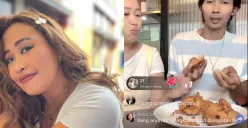 Potret Pingkan Mambo (kiri) dan suaminya, Arya Khan (kanan). (Sumber: Instagram dan TikTok)