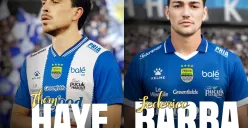 Ilustrasi rumor transfer Persib datangkan Thom Haye (kiri) dan Federico Barba (kanan). (Sumber: Instagram/@transfernews_ft1)