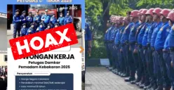 Lowongan resmi Damkar hanya diumumkan melalui situs pemerintah. (Sumber: Tiktok)