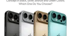 Bocoran desain iPhone 17 Series yang diperkirakan rilis September 2025, menghadirkan varian baru iPhone 17 Air dengan desain lebih tipis. (Sumber: Pinterest)