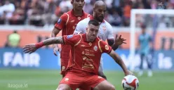 Aksi Fabio Calonego pada pertandingan Persija vs Malut United di Jakarta International Stadium (JIS) Sabtu, 23 Agustus 2025. (Sumber: ileague.id)