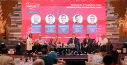 Saalah satu sesi diskusi panel di NeutraDC Summit 2025. (Sumber: Dok. Telkom)