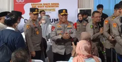 Wakapolri Komjen Pol Dedi Prasetyo meninjau kegiatan sosial dan kesehatan di Desa Cibinong, Kecamatan Gunung Sindur, Kabupaten Bogor, Rabu 27 Agustus 2025. (Sumber: Poskota/Giffar Rivana)