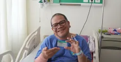 Salah satu pasien BPJS Kesehatan Alex (51) PNS sempat alami serangan jantung ditangani RSUD Tarakan Jakarta. (Sumber: Dok. BPJS Kesehatan Jakarta Pusat)