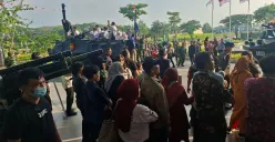 Pameran Pekan Alutsista diadakan Komando Resor Militer 061/Suryakencana di Living World Kota Wisata, Kabupaten Bogor, Rabu, 27 Agustus 2025. (Sumber: Poskota/Angga Pahlevi)