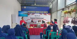 Sebanyak 40 narapidana wanita di Rutan Kelas 1 Depok mendapatkan pelatihan memasak melalui acara Baking Demo. (Sumber: Diskominfo Depok)