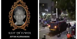 Pengemudi ojek online (ojol) Affan Kurniawan yang tewas usai dilindas kendaraan taktis (rantis) Barracuda Brimob, pada Kamis malam, 28 Agustus 2025. (Sumber: X/@kegblgnunfaedh)