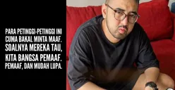 Mereka tahu kita itu rakyat pelupa sama kasus-kasus mereka. Lebih tepatnya bukan lupa sih -Kemal Palevi- (Sumber: Instagram/@kemalpalevi)