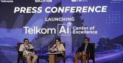 Peluncuran Telkom AI Center of Excellence di Bali International Convention Center. (Sumber: Telkom)