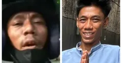 Driver Grab, M Abdul Gofur yang viral usai dikabarkan hilang di kawasan Kwitang, Senen, Jakarta Pusat karena diduga melontarkan kalimat kasar yang menyebut aparat Brimob. (Sumber: X/@_mardial)