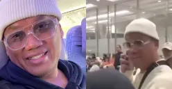 Artis sekaligus anggota DPR Komisi IX, Uya Kuya atau Surya Utama, viral karena berada di bandara usia rumahnya dijarah massa. (Sumber: Tangkapan Layar Treads)