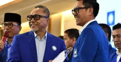 Ketua Umum PAN, Zulkifli Hasan dan Eko Patrio. (Sumber: Dok PAN)