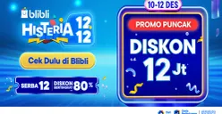 Blibli meluncurkan program promo belanja 12.12. (Sumber: Istimewa)