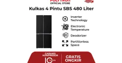 Kulkas Polytron New Belleza PRS 510X. (Sumber: Dok Polytron)