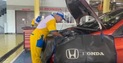 PT Honda Prospect Motor (HPM) melalui jaringan dealer resminya di Aceh, Medan, dan Padang menghadirkan Program Servis Khusus Banjir. (Sumber: Dok Honda)