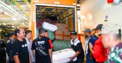 DOCI menyalurkan lebih dari satu ton bantuan untuk korban bencana di Sumatera melalui TNI AL. (Sumber: Dok DOCI)