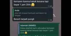 Tangkapan layar dugaan pungli internet Starlink kepada korban banjir Sumatera. (Sumber: X/@narraesya)