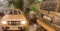 Video viral memperlihatkan Isuzu Panther yang tetap hidup setelah terendam banjir di Aceh. (Sumber: Tiktok/@354_.rifqi_.313)