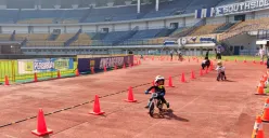 Kegiatan Persibday di Stadion Gelora Bandung Lautan Api (GBLA), Kecamatan Gedebage, Kota Bandung. (Sumber: Poskota/Gatot Poedji Utomo)