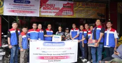Pertamina Lubricants menyalurkan bantuan darurat untuk warga terdampak banjir di Sumatra Utara dan Sumatra Barat. (Sumber: PTPL)