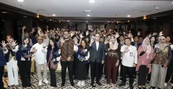 Foto bersama usai kegiatan Talkshow Edukatif bertema ‘Membangun Jakarta Bebas Bullying’ di Gedung DPRD DKI Jakarta. (Sumber: Dok. DDJP)