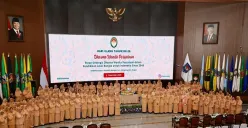 Peringatan HUT ke-26 DWP Kemendagri di Gedung Sasana Bhakti Praja (SBP), Kantor Pusat Kemendagri, Jakarta, Selasa, 9 Desember 2025. (Sumber: Dok. Puspen Kemendagri)