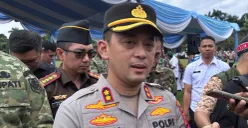 Kapolres Bogor, AKBP Wikha Ardilestanto menjelaskan, kasus penemuan jenazah wanita. (Sumber: Poskota/Giffar Rivana)