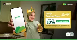 Aplikasi Tring! by Pegadaian bisa untuk nabung serta cicil emas. (Sumber: Sahabat Pegadaian)