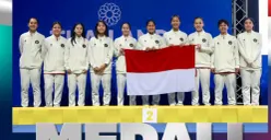 Potret tim regu putri yang diturunkan dalam SEA Games 2025. (Sumber: X/@INABadminton)